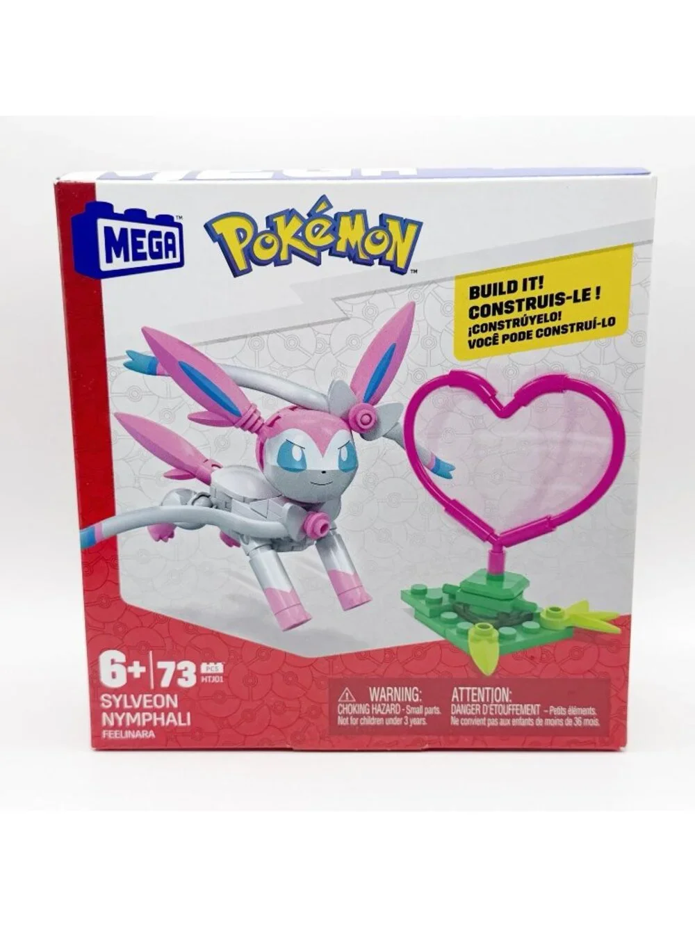MEGA Pokémon Sylveon Nymphali Feelinara Pokemon Build It HTJ01 2023 NEW